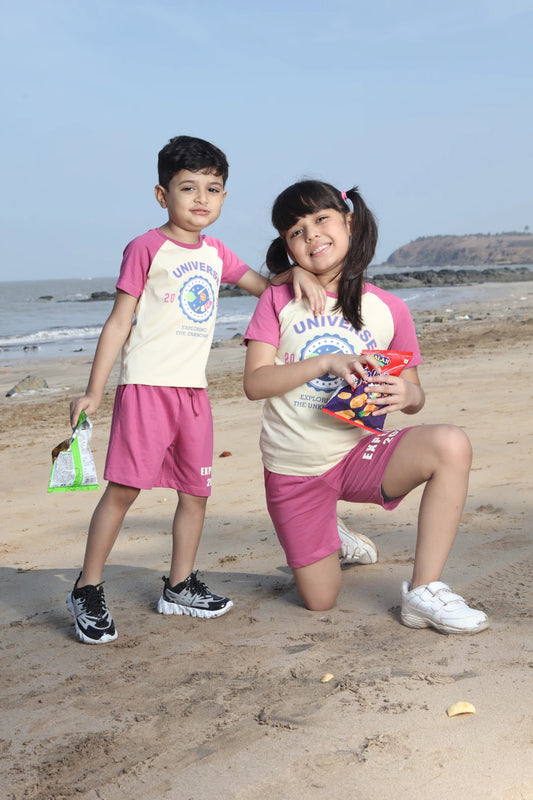 Explore-Kids-Shorts-Set