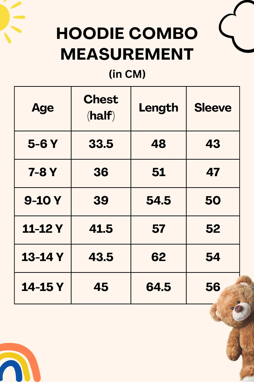 Kids-Hoodies-Combo-Size-Chart