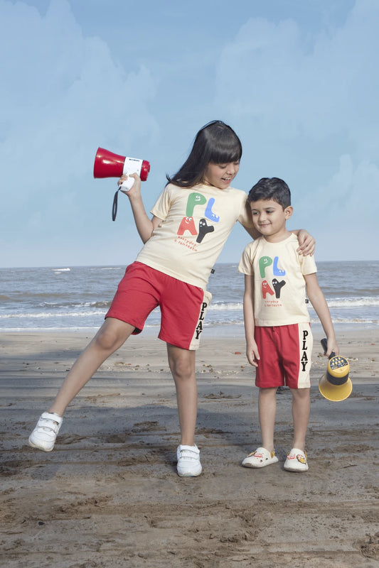 Play-T-Shirt-and-Shorts-Set