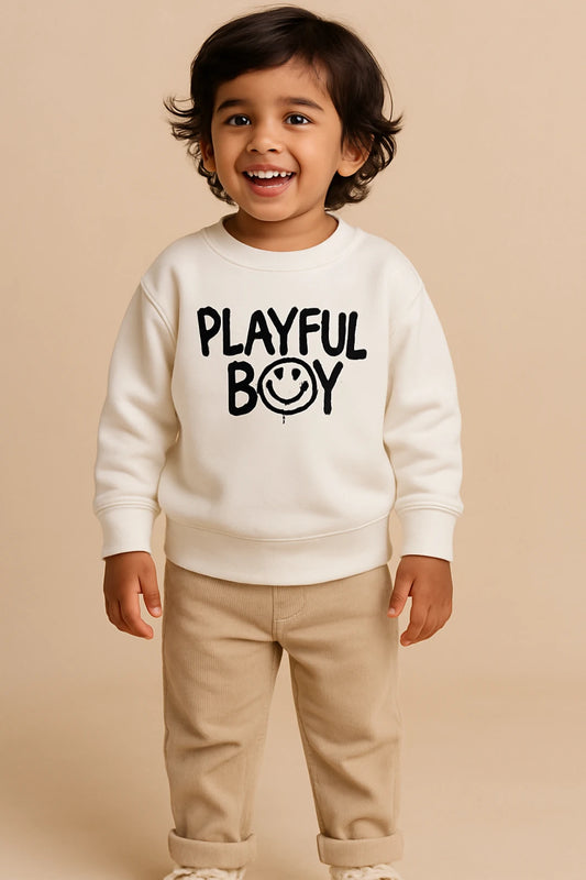 Playful Boy-Kids Sweatshirt